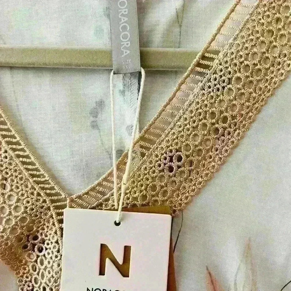 NORACORA WOMENS V-NECK DRESS - Picture 2 of 9